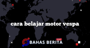 cara belajar motor vespa