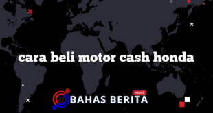 cara beli motor cash honda