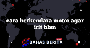 cara berkendara motor agar irit bbm