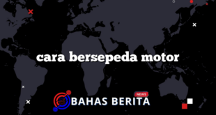 cara bersepeda motor