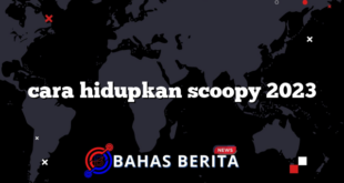 cara hidupkan scoopy 2023