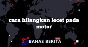 cara hilangkan lecet pada motor