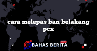 cara melepas ban belakang pcx