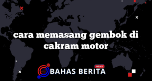 cara memasang gembok di cakram motor