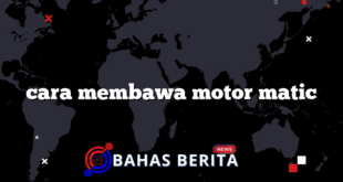 cara membawa motor matic