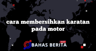 cara membersihkan karatan pada motor