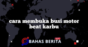 cara membuka busi motor beat karbu