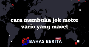 cara membuka jok motor vario yang macet