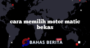 cara memilih motor matic bekas