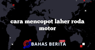 cara mencopot laher roda motor