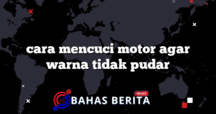 cara mencuci motor agar warna tidak pudar