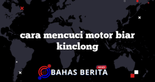 cara mencuci motor biar kinclong