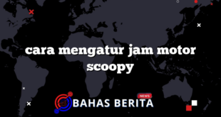 cara mengatur jam motor scoopy