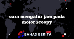 cara mengatur jam pada motor scoopy