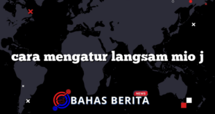 cara mengatur langsam mio j