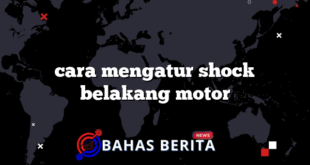 cara mengatur shock belakang motor