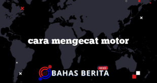 cara mengecat motor