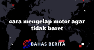 cara mengelap motor agar tidak baret