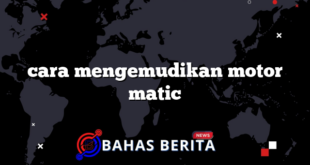 cara mengemudikan motor matic