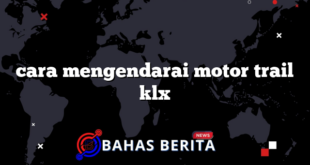 cara mengendarai motor trail klx