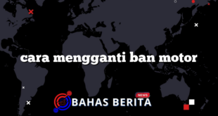 cara mengganti ban motor