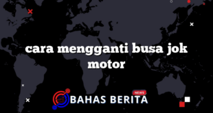 cara mengganti busa jok motor