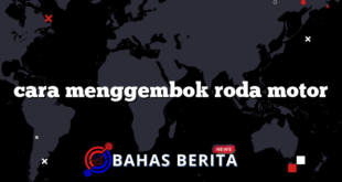 cara menggembok roda motor