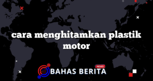 cara menghitamkan plastik motor