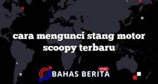 cara mengunci stang motor scoopy terbaru