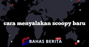 cara menyalakan scoopy baru