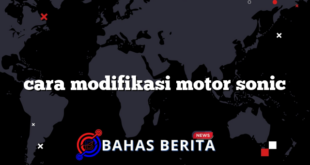 cara modifikasi motor sonic