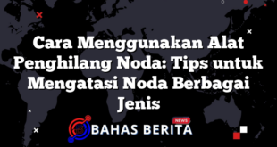 Cara Menggunakan Alat Penghilang Noda: Tips untuk Mengatasi Noda Berbagai Jenis