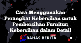 Cara Menggunakan Perangkat Kebersihan untuk Pembersihan Furnitur: Kebersihan dalam Detail