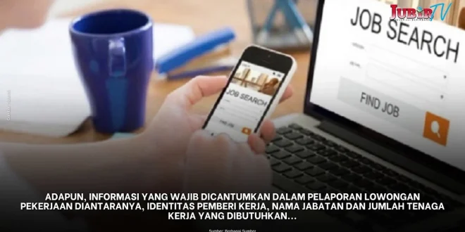 Kemnaker Wajibkan Perusahaan Laporkan Lowongan Kerja 2026