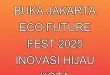 Rano Karno Buka Jakarta Eco Future Fest 2025, Inovasi Hijau Kota
