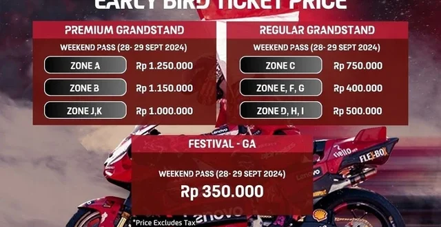 Tiket MotoGP Mandalika 2025 Habis Terjual, Diskon Khusus Warga NTB