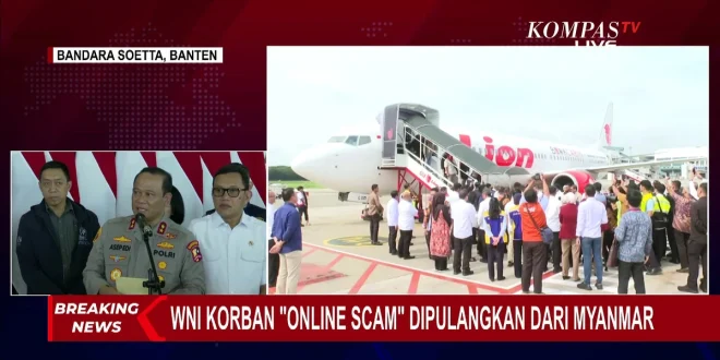 26 WNI Kabur dari Pusat Scam Myanmar Kembali ke Indonesia