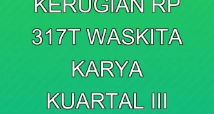 Analisis Kerugian Rp 3,17T Waskita Karya Kuartal III 2025