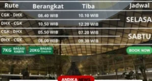 Bandara Dhoho Luncurkan Rute Jakarta-Kediri 3 Kali Seminggu