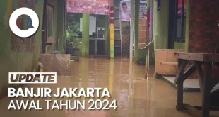 Banjir di RT 27 Jakarta Akibat Hujan Deras, BPBD Segera Evakuasi