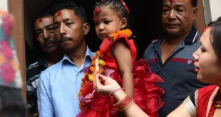 Bocah 2 Tahun di Nepal Ditahbiskan Jadi Dewi Hindu Buddha, Ini Faktanya