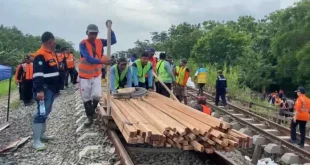 Delapan Perjalanan KA Purwojaya Dibatalkan Akibat Anjlok