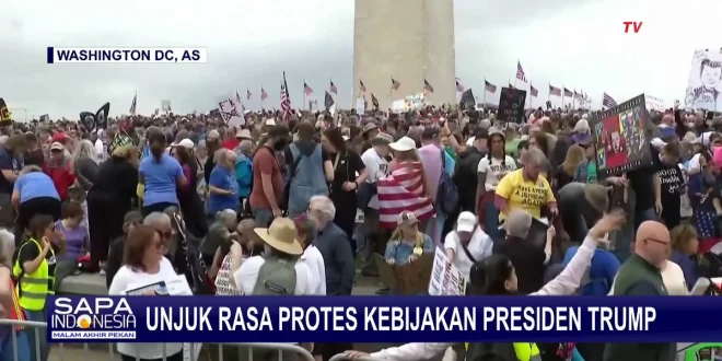 Demonstrasi No Kings 2025: Protes Donald Trump di 50 Negara Bagian AS