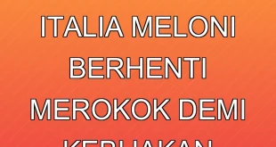 Erdogan Tantang PM Italia Meloni Berhenti Merokok Demi Kebijakan Kesehatan