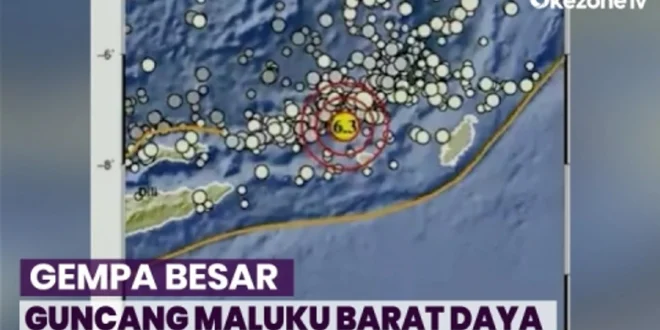 Gempa M6,1 Maluku Barat Daya Guncang Wilayah, Tanpa Ancaman Tsunami
