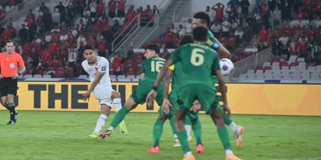 Gol Penalti Arab Saudi Unggul 2-1 atas Indonesia Menit 35