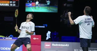 Hasil French Open 2025: Rian Rahmat Melaju ke 16 Besar