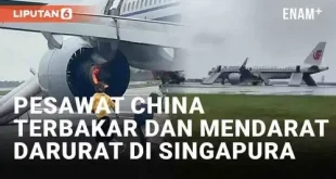 Insiden Pendaratan Darurat Air China Akibat Dugaan Baterai Lithium Terbakar