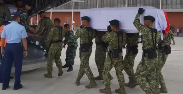 Istana Belasungkawa untuk 2 Prajurit Gugur di HUT ke-80 TNI