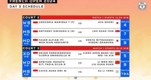 Jadwal Terbaru Wakil Indonesia French Open 2025 Hari Ini